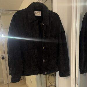Free People Dark Jean Jacket
